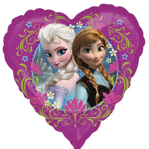 Foil Heart Disney Frozen Anna & Elsa Balloon | 18"
