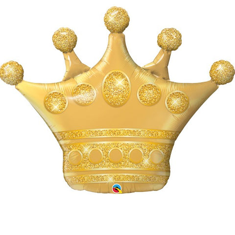 Golden Crown Supershape Foil Balloon C | 41"