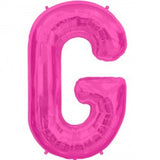 Foil Letters Metallic Pink Balloons | 34"