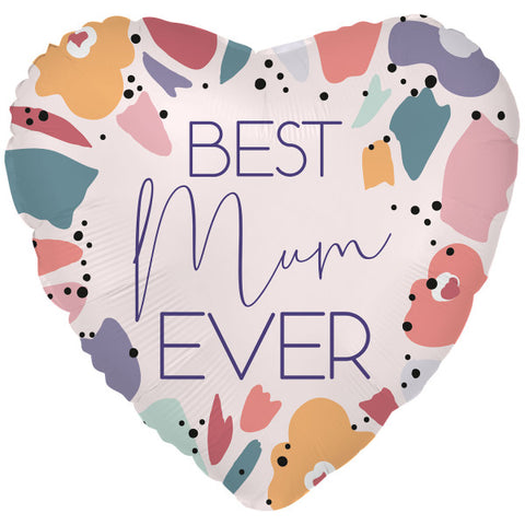 Best Mum Ever Colourful Balloon | 18"