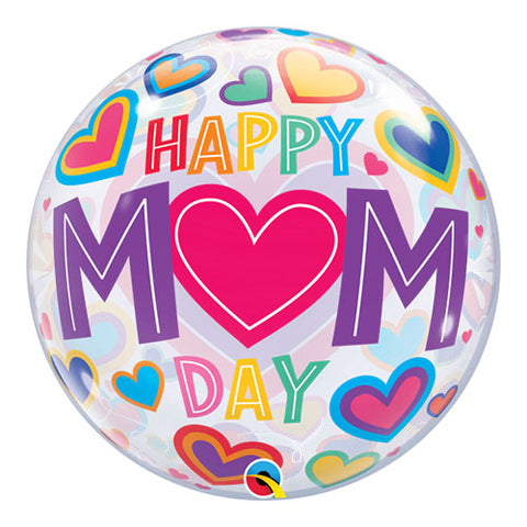 Happy Mom Day Bubble Balloon | 22"