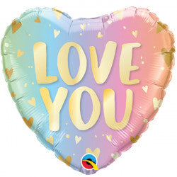 Heart Shape Love You Foil Balloon  | 18"