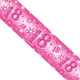Multiple Designs - Pink Sparkle Birthday Banners | 2.6m