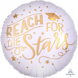 Foil Round Reach for the Stars Graduate | 18"