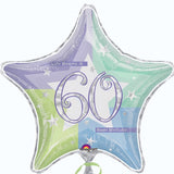 Multiple Designs - Foil Star Shimmer Milestone Birthday Balloons | 18"