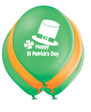 Latex Preprinted St Patrick's Day Balloons | 12" | 10 Pack