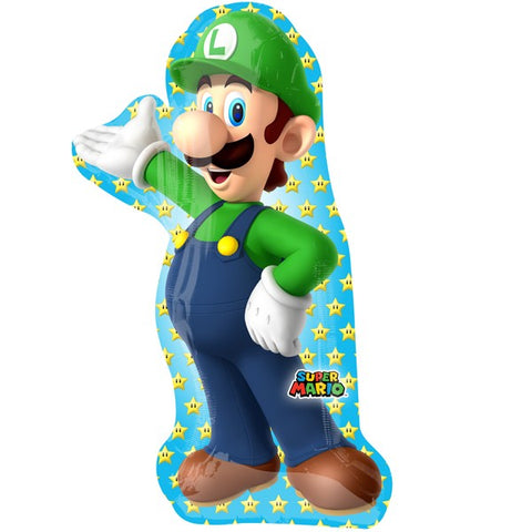 Super Mario Luigi Shape Foil Balloon | 38"