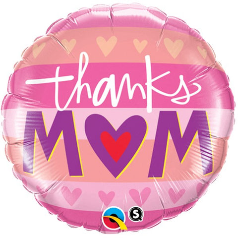 Thanks Mum Round Foil Balloon | 18"