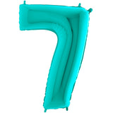 Foil Numbers Metallic Tiffany Balloons | 26"