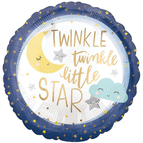 Twinkle Twinkle Little Star Foil Balloon | 18"